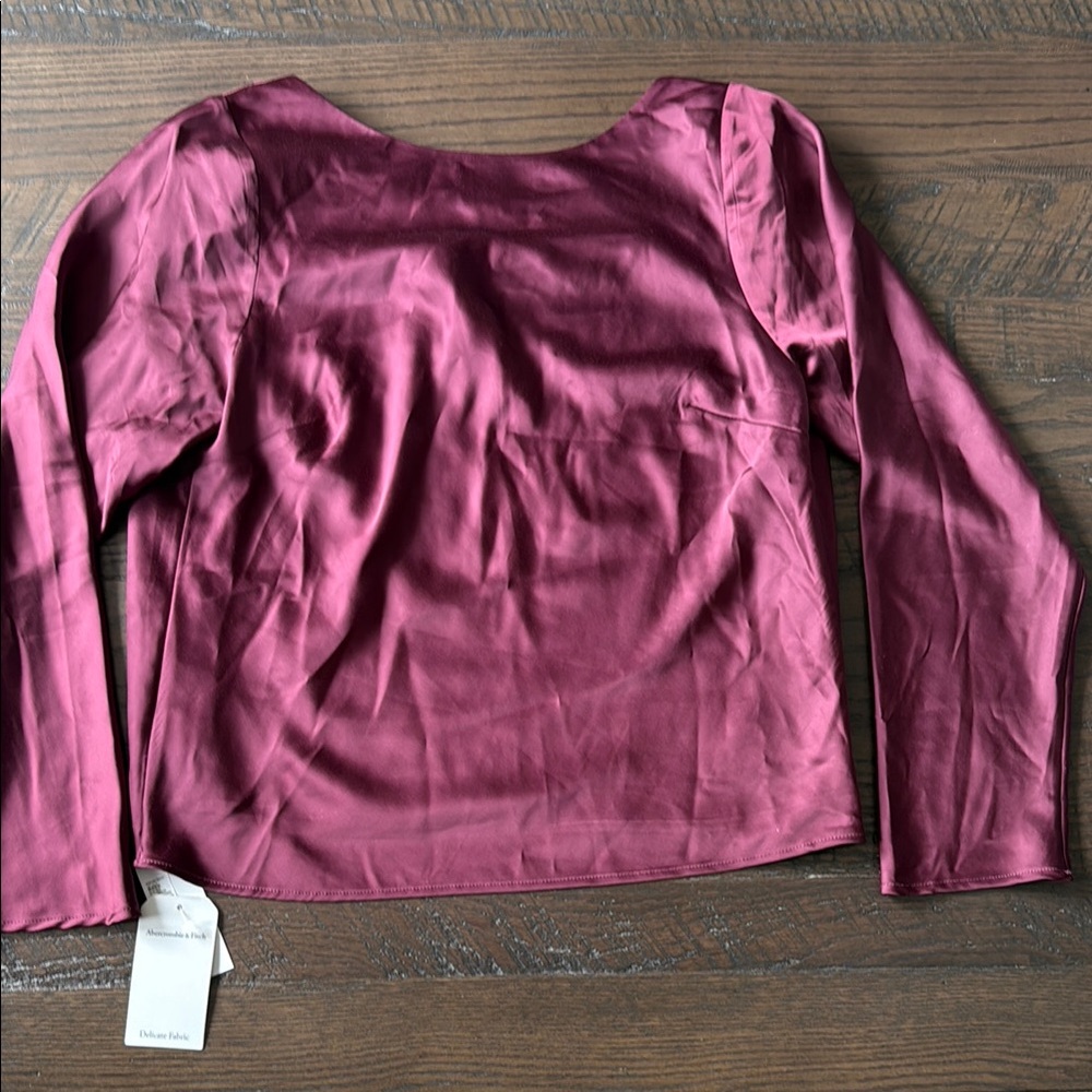 Brand new Abercrombie & Fitch silk blouse